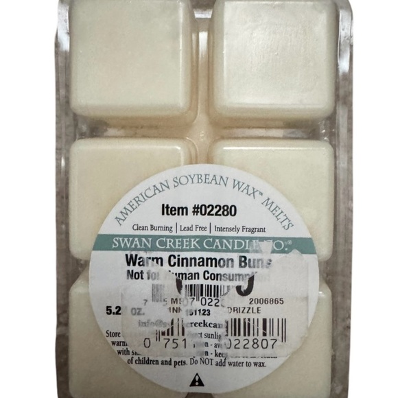 SWAN CREEK Warm Cinnamon Buns Scent Wax Break Apart Drizzle Candle Melts-NEW - Picture 2 of 4